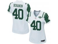 New York Jets Tommy Bohanon Women's Road Jersey - White Nike NFL #40 Game