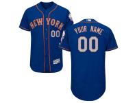 New York Mets Majestic Flexbase Authentic Collection Custom Jersey - Royal