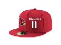NFL Arizona Cardinals #11 Larry Fitzgerald Snapback Adjustable Player Hat - RedWhite