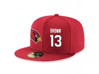 NFL Arizona Cardinals #13 Jaron Brown Snapback Adjustable Player Hat - RedWhite