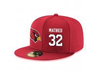 NFL Arizona Cardinals #32 Tyrann Mathieu Snapback Adjustable Player Hat - RedWhite