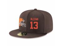 NFL Cleveland Browns #13 Josh McCown Snapback Adjustable Player Hat - Brown Orange