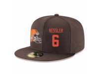 NFL Cleveland Browns #6 Cody Kessler Stitched Snapback Adjustable Player Hat - Brown Orange