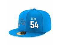 NFL Detroit Lions #54 DeAndre Levy Snapback Adjustable Player Hat - Blue White