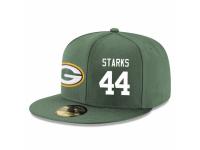 NFL Green Bay Packers #44 James Starks Snapback Adjustable Player Hat - Green White