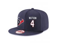 NFL Houston Texans #4 Deshaun Watson Stitched Snapback Adjustable Player Hat - Navy White
