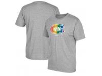 NFL Men's Montreal Canadiens Reebok Rainbow Pride T-Shirt - Gray