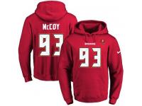 NFL Men's Nike Tampa Bay Buccaneers #93 Gerald McCoy Red Name & Number Pullover Hoodie