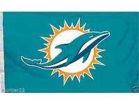 NFL Miami Dolphins Flag 16in x 24in