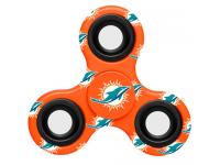 NFL Miami Dolphins Logo 3 Way Fidget Spinner - Orange