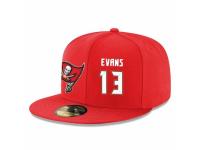 NFL Tampa Bay Buccaneers #13 Mike Evans Snapback Adjustable Player Hat - Red White