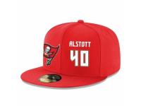 NFL Tampa Bay Buccaneers #40 Mike Alstott Snapback Adjustable Player Hat - Red White