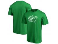 NHL Men's Columbus Blue Jackets St. Patrick's Day Authentic Logo Green Limited T-Shirt