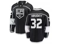 NHL Men's Kelly Hrudey Black Home Breakaway Jersey - #32 Los Angeles Kings