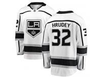 NHL Men's Kelly Hrudey White Away Breakaway Jersey - #32 Los Angeles Kings