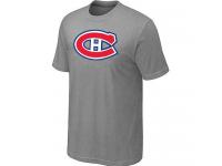 NHL Men's Montreal Canadiens Big & Tall Logo T-Shirt - Grey