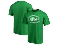 NHL Men's Montreal Canadiens St. Patrick's Day Authentic Logo Green Limited T-Shirt