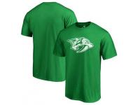 NHL Men's Nashville Predators St. Patrick's Day Authentic Logo Green Limited T-Shirt