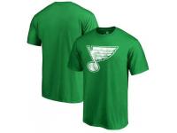 NHL Men's St. Louis Blues St. Patrick's Day Authentic Logo Green Limited T-Shirt