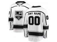 NHL Men's White Away Breakaway Jersey - Customized Los Angeles Kings