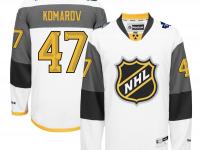 NHL Reebok Toronto Maple Leafs #47 Leo Komarov Men 2016 All-Star White Jerseys