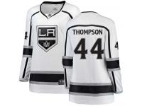 NHL Women's Nate Thompson White Away Breakaway Jersey - #44 Los Angeles Kings