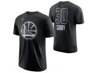 Nike 2018 NBA All-Star Edition Stephen Curry #30 Men's Jordan Name & Number T-Shirts - Black