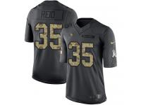 Nike 49ers #35 Eric Reid Black Men Stitched NFL Limited 2016 Salute to Service Jersey