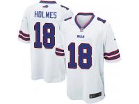 Nike Andre Holmes Game White Road Men's Jersey - NFL Buffalo Bills #18