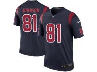 Nike Andre Johnson Houston Texans Men's Legend Navy Color Rush Jersey