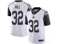 Nike Bengals #32 Jeremy Hill White Men Stitched NFL Limited Rush Jersey