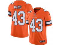 Nike Broncos #43 T.J. Ward Orange Men Stitched NFL Limited Rush Jersey