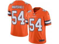 Nike Broncos #54 Brandon Marshall Orange Men Stitched NFL Limited Rush Jersey