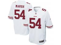 Nike Cassius Marsh Game White Road Men's Jersey - NFL San Francisco 49ers #54