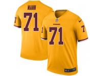 Nike Charles Mann Washington Redskins Men's Legend Vapor Untouchable Gold Color Rush Jersey