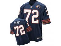 Nike Chicago Bears #72 William Perry Navy Blue Throwback Men Stitched NFL Elite Jersey