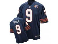 Nike Chicago Bears #9 Robbie Gould Navy Blue Throwback Men Stitched NFL Elite Jersey