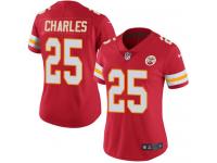 Nike Chiefs #25 Jamaal Charles Red Women Stitched NFL Limited Rush Jersey