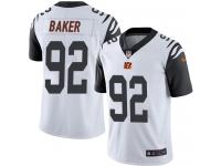 Nike Chris Baker Limited White Men's Jersey - NFL Cincinnati Bengals #92 Rush Vapor Untouchable