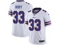 Nike Chris Ivory Limited White Road Men's Jersey - NFL Buffalo Bills #33 Vapor Untouchable