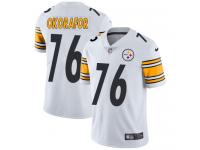 Nike Chukwuma Okorafor Limited White Road Men's Jersey - NFL Pittsburgh Steelers #76 Vapor Untouchable