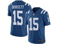 Nike Colts #15 Phillip Dorsett Royal Blue Men Stitched NFL Limited Rush Jersey