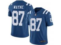 Nike Colts #87 Reggie Wayne Royal Blue Men Stitched NFL Limited Rush Jersey