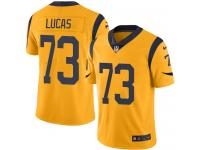 Nike Cornelius Lucas Limited Gold Men's Jersey - NFL Los Angeles Rams #73 Rush Vapor Untouchable