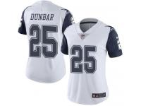 Nike Cowboys #25 Lance Dunbar White Women Stitched NFL Limited Rush Jersey