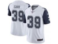 Nike Cowboys #39 Brandon Carr White Men Stitched NFL Limited Rush Jersey