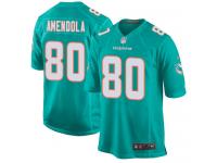 Nike Danny Amendola Game Aqua Green Home Men's Jersey - NFL Miami Dolphins #80