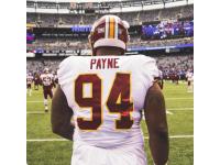 Nike Daron Payne Limited White Road Men's Jersey - NFL Washington Redskins #95 Vapor Untouchable