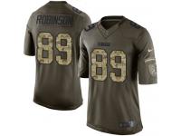 Nike Dave Robinson Elite Green Men's Jersey - NFL Green Bay Packers #89 Salute to Service