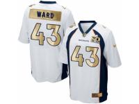 Nike Denver Broncos #43 T.J. Ward White Men's Stitched NFL Game Super Bowl 50 Collection Jersey
